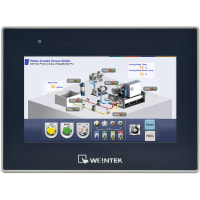 Maple Systems HMI Display, 7.0in TFT LCD, 2 Ethernet, 4 GB/1 GB, 1GHz, CANbus, cMT3000 Series