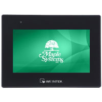 Maple Systems 7" Smart HMI, Touchscreen, 2 Ethernet Ports, 1 USB Port, 2 Serial Ports