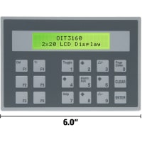 Maple Systems Terminal OIT3160B W/2X20 BL LCD