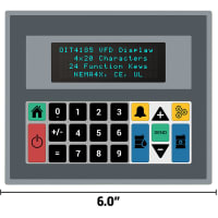 Maple Systems Terminal OIT4185A W/4X20 EXT VFD 24 KEYS