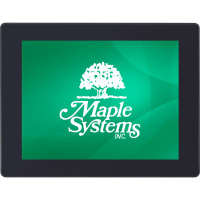 Maple Systems 12.1" Capacitive Industrial PC, Touchscreen, Intel Pentium N4200 Quad-Core 1.1