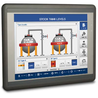 Maple Systems HMI 12.1" Touchscreen 16.2M Color 1024x768 Pixels 24VDC Advanced HMI Series