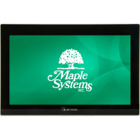 Maple Systems 15.6" Smart Capacitive Touchscreen, 1 Ethernet Port, 1 USB Port, 2 Serial Port