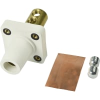 Marinco Cls Panel Mount (400A / 600V) 2/0 - 4/0 Dbl Set Screw;Fem - White (B)