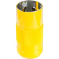 Marinco Male Plug, 50A 125V, Yellow