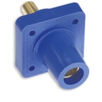 Marinco Cl Series Panel Mounts (400A / 600V) 1.125" Threaded Stud Female - Blue (D)