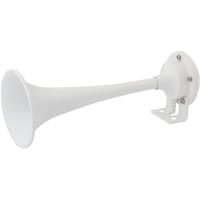 Marinco 12V White Epoxy Coated Single Trumpet Mini Air Horn