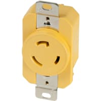 Marinco Locking Receptacle, 20A 125V