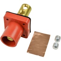 Marinco Cl Series Panel Mounts Inlet (400A / 600V) Male - Orange (G) Drill Out