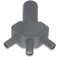 Marinco Clm Cam Reducer (400A / 600V) Male To Three (150A / 600V) Fem 3Fer - Black (A)