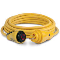 Marinco Eel Cordset, 30A 125V, 25', Yellow