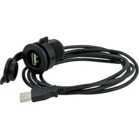 Marinco Usb Extension Cable With Weatherproof Cap, 6'