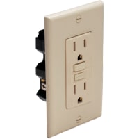 Marinco Gfci Receptacle, Ivory