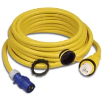 Marinco 32A 230V Cordset, 15 M W/European Plug