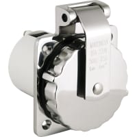 Marinco Inlet, 16A Ez Lock Ss W/ Enclosure, Export Aftrmkt