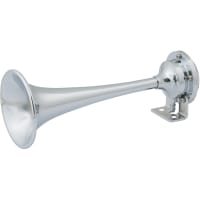 Marinco 12V Chrome Plated Single Trumpet Mini Air Horn