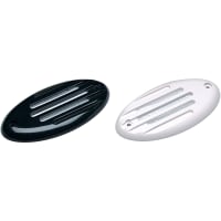 Marinco Drop-In Grill White Screw Mount