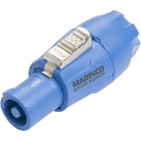 Marinco 20A 500V Power Connector, Input, Blue