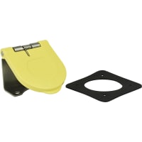 Marinco Snap Back Cam Cover Through-Mount (.070" - .090") - Yellow (H)