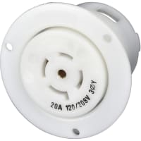 Marinco Power Products 20A 120/208V 3 Y Flg Outlet Lk