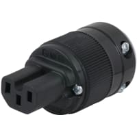 Marinco Power Products Female Connector, 15A 120V Iec 320 C15