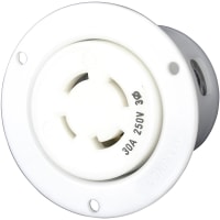 Marinco Power Products 30A 250V 3 Flanged Outlet Lkg