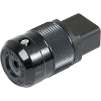 Marinco Power Products Female Connector, 20A 120V Iec 320 C19