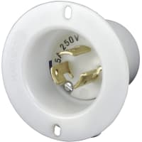 Marinco Power Products 15A 250V Flg. Inlet, Lkg.