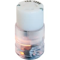 Marinco Power Products 15A 125V Conn. Lkg W/Neon Bulb