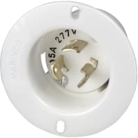 Marinco Power Products 15A 277V Flg. Inlet, Lkg.