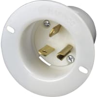 Marinco Power Products 20A 125V 2P 3W Sb Inlet Flanged