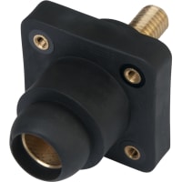 Marinco Power Products Cls Series Panel Mount (400A / 600V) Female, 1-1/8" Stud -Black