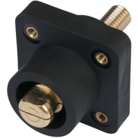 Marinco Power Products Cls Series Panel Mount (400A / 600V) Male, 1-1/8" Stud -Black