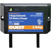 Marinco Power Products 2 Amp Battery Charger, 3-Stage Switching Electronic Circuit