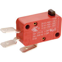 Marquardt Switches Switch, Snap-action, SPDT, momentary, Button Actuator, 4A, 125-250VAC, QC