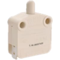 Marquardt Switches Switch, Snap-action, Pushbutton, SPNO, IP40, 12A, 6A, 125-250VAC, QC