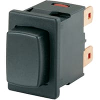 Marquardt Switches Pushbutton Switch, SPNO, 12A, Non-Illuminated, QC, 1660 Series