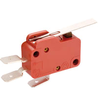 Marquardt Switches Snap-action Switch, SPDT, Mom, Lever Actuator, 10A, 1/4HP, QC, 1006 Series