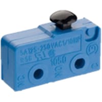 Marquardt Switches Snap-action Switch, SPDT, Momentary, Mushroom Actuator, 5A, QC, 1050 Series