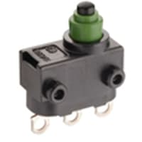 Marquardt Switches Snap-action Switch, SPDT, Mom, 4A, 12VDC, 2A, 24VDC, W/O Pin, PCB, 1055 Series