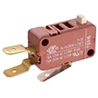 Marquardt Switches Switch, Snap-action, SPNO, IP40, Button Actuator, 16A, 125-250VAC, 1/2HP or 1/3HP, QC