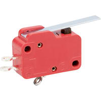 Marquardt Switches Switch, Snap-action, SPDT, momentary, Lever Actuator, 10A, 125-250VAC, 1/4HP, Solder