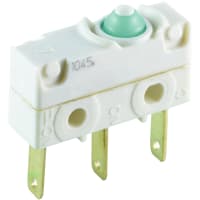 Marquardt Switches Switch, Snap-action, SPDT, momentary, IP67, Button Actuator, 1A, 250VAC, QC