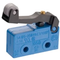 Marquardt Switches Switch, Snap-action, SPDT, momentary, IP40, Roller Lever Actuator, 5A, 125-250VAC, QC