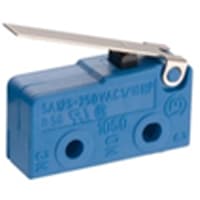 Marquardt Switches Switch, Snap-action, SPDT, mom, IP40, Straight Lever Actuator, 5A, 125-250VAC, PCB