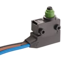 Marquardt Switches Switch, Snap-action, SPNC, Button Actuator, 4A, 12VDC, 2A, 24VDC, Pin Right, Cable