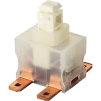 Marquardt Switches Switch, Pushbutton, SPST, ON-OFF, IP40, 12A, 125-250VAC, QC, 4.8 Vertical