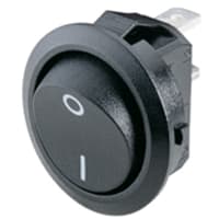 Marquardt Switches Switch, Rocker, SPNO, IP51, 5A, 125-250VAC, Non-Illum, Orange, O Legend, QC, 4.8