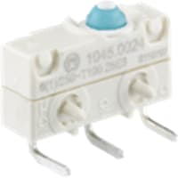 Marquardt Switches Switch, Snap-action, SPDT, momentary, IP67, Button Actuator, 1A, 250VAC, PCB