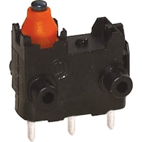 Marquardt Switches Switch, Snap-action, SPDT, momentary, Button Actuator, Center OFF, 100mA, 20VDC, PCB